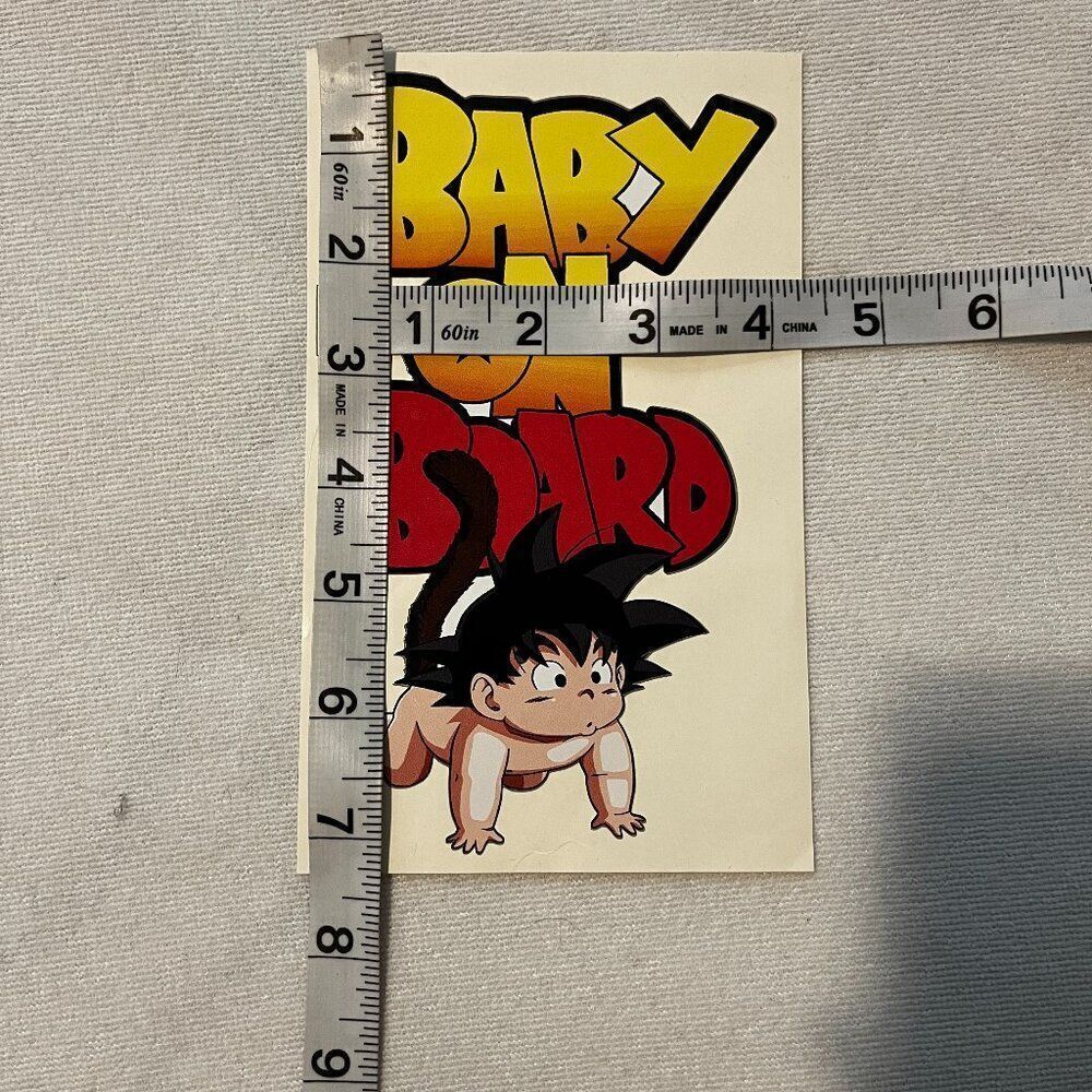 NEW Dragonball Z Baby On Board Car Decal - Picture 2 of 2
